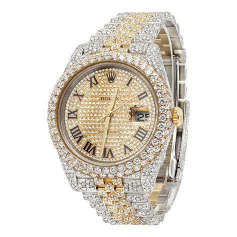 diamond fake rolex